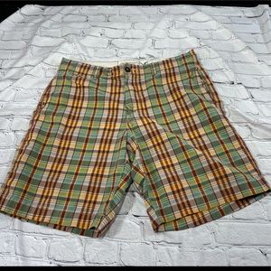 American Eagle Striped Bermuda Shorts